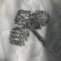 Floral Crystal Hair Clip Accessory  
