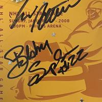 2008 NHL All Star Ticket in Atlanta, signed.