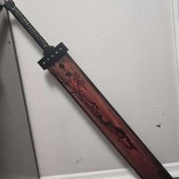 Handcrafted Red and Black Buster Sword